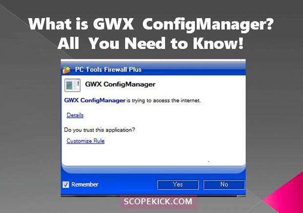GWX config manager, what is it?